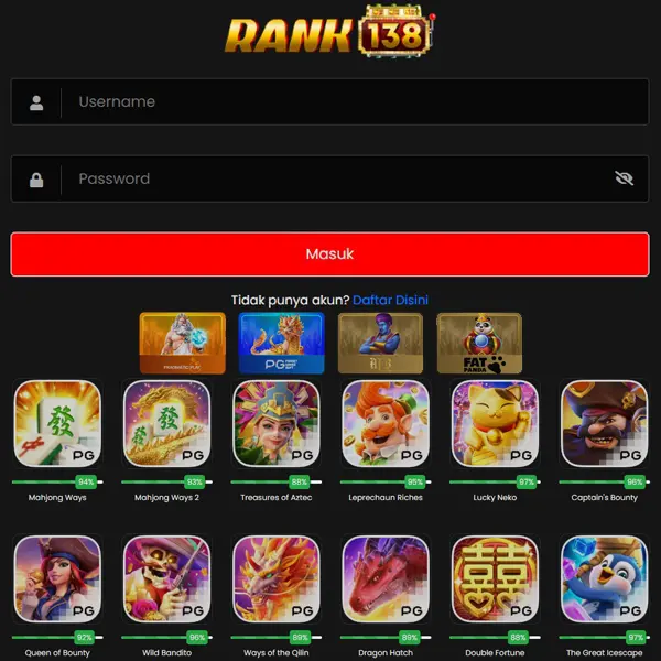 RANK138 APK Resmi Unduh Indonesia